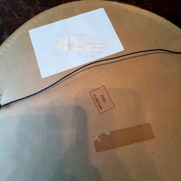 Vintage Framed Print "The Bath" Oval 14.62" X 19.28" Wooden Frame Wall Art - Picture 3 of 8